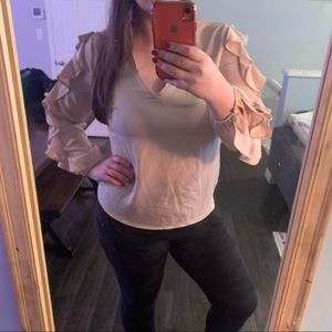 Nordstrom accent sleeve top